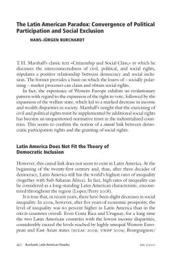 The Latin American Paradox: Convergence of Political Participation
