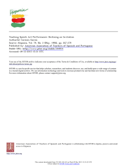 Carmen Garc&iacute;a Source: Hispania, Vol. 79, No. 2 (May, 1996)