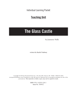 The Glass Castle - Teaching Unit: Sample Pages