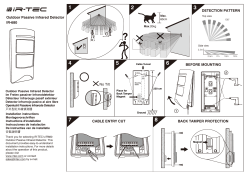 IR-680 Outdoor Passive Infrared Detector BEFORE - IR-TEC