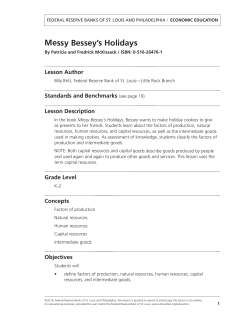 Messy Bessey`s Holidays Lesson Plan