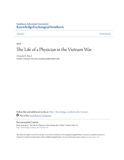 The Life of a Physician in the Vietnam War