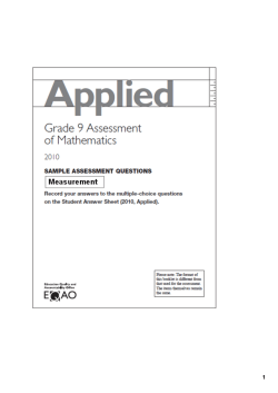 Practice EQAO Measurement