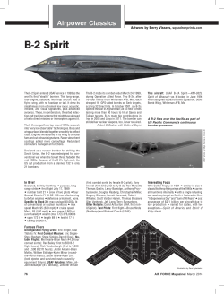 B-2 Spirit - Air Force Magazine
