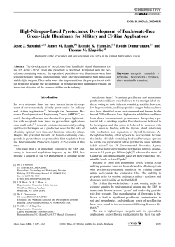 High-Nitrogen-Based Pyrotechnics II
