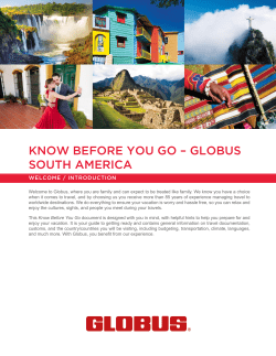 South America Know Before You Go Travel Guide