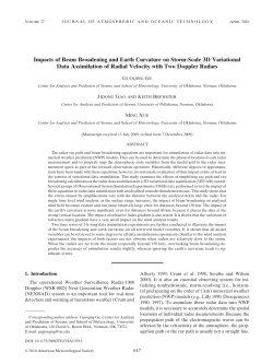 Impacts of Beam Broadening and Earth Curvature on Storm