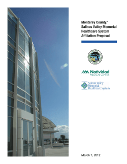 Monterey County/ Salinas Valley Memorial Healthcare System
