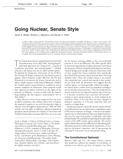 Going Nuclear, Senate Style