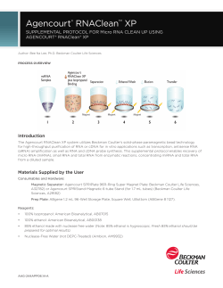 Agencourt&reg; RNAClean&trade; XP