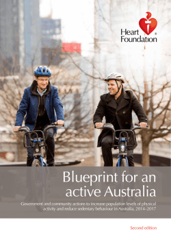 Blueprint for an active Australia