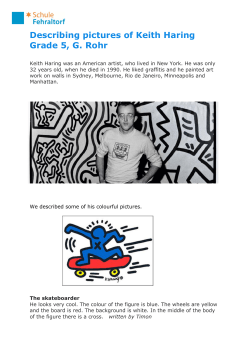 Describing pictures of Keith Haring Grade 5, G