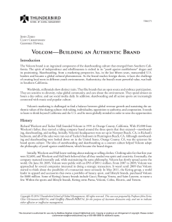 Volcom—Building an Authentic Brand
