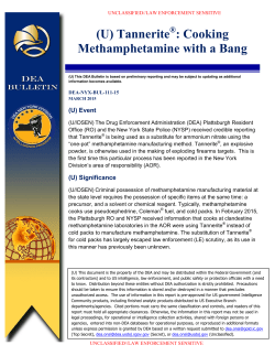 (U) Tannerite : Cooking Methamphetamine with a Bang