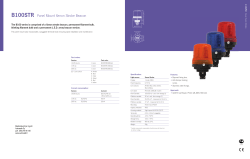 B100STR Panel Mount Xenon Strobe Beacon