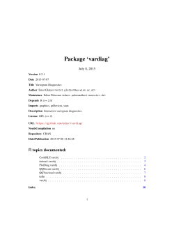 Package `vardiag`