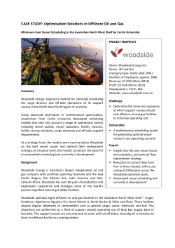 CASE STUDY: Optimisation Solutions in Offshore Oil and Gas