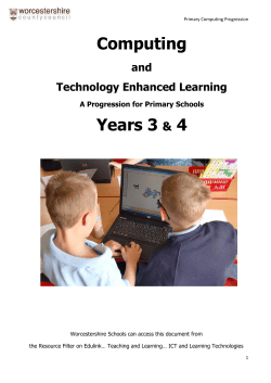 Computing Progression Y3+4