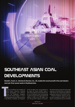 southeast asian coal developments