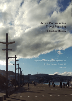 Active Communities Travel Planning