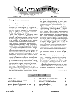 May - ATA Spanish Language Division