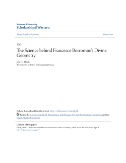 The Science behind Francesco Borromini`s Divine Geometry
