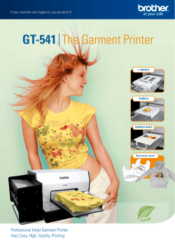 GT-541 The Garment Printer