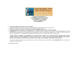 New Patient Paperwork (Medicare Patients Only)