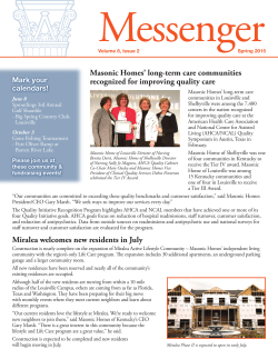 The Messenger Spring Issue 2015