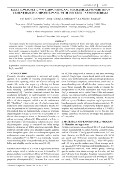 ELECTROMAGNETIC WAVE ABSORBING AND MECHANICAL