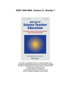 ISSN 1046-560X, Volume 21, Number 1