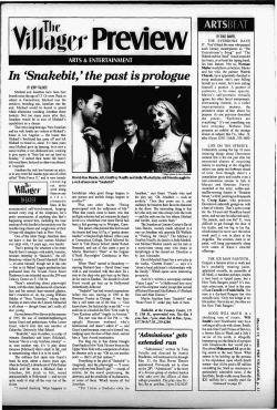 In *Snakebit, * the past is prologue