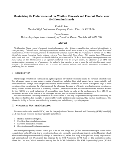 Maximizing the Performance of the Weather Research and Forecast