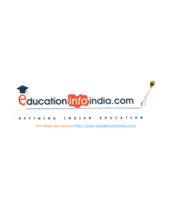 NTSE - Educationinfoindia.com