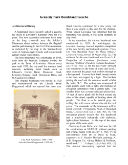 Gazebo History - City of Lewiston, ME