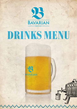 drinks menu - Bavarian Bier Cafe