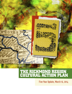 the richmond region cultural action plan