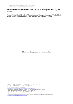 Dimensional encapsulation of I-&middot;&middot;&middot;I2&middot;&middot;&middot;I