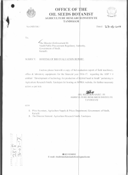 Bid Evaluation Report