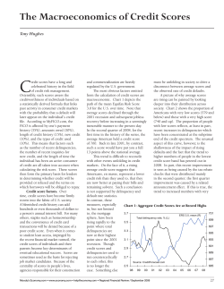 The Macroeconomics of Credit Scores