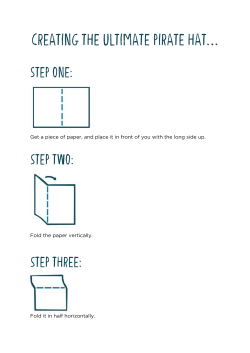 Get a piece of paper, and place it in front of you with the long side up