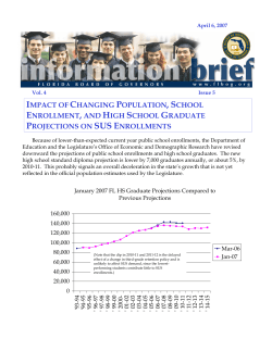 impact of changing population, school enrollment, and high school
