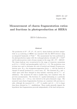 Measurement of charm fragmentation ratios and fractions in