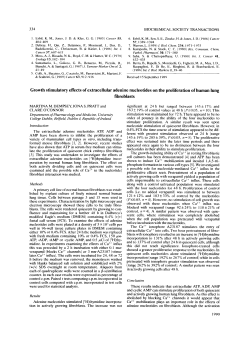 Growth stimulatory effects of extracellular adenine nucleotides on
