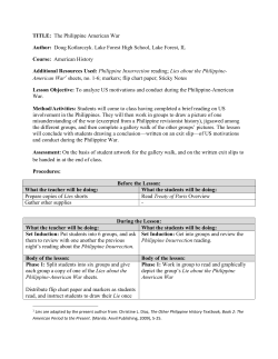 The Philippine American War