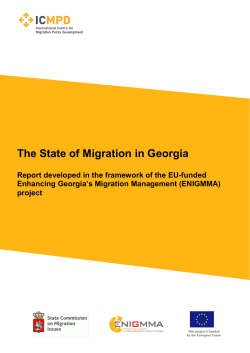The State of Migration in Georgia