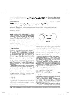 ODES: an overlapping dense sub