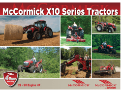 McCormick X10 Series Tractors
