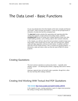 Basic functions
