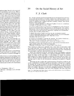 39 On the Social History of Art T. J. Clark